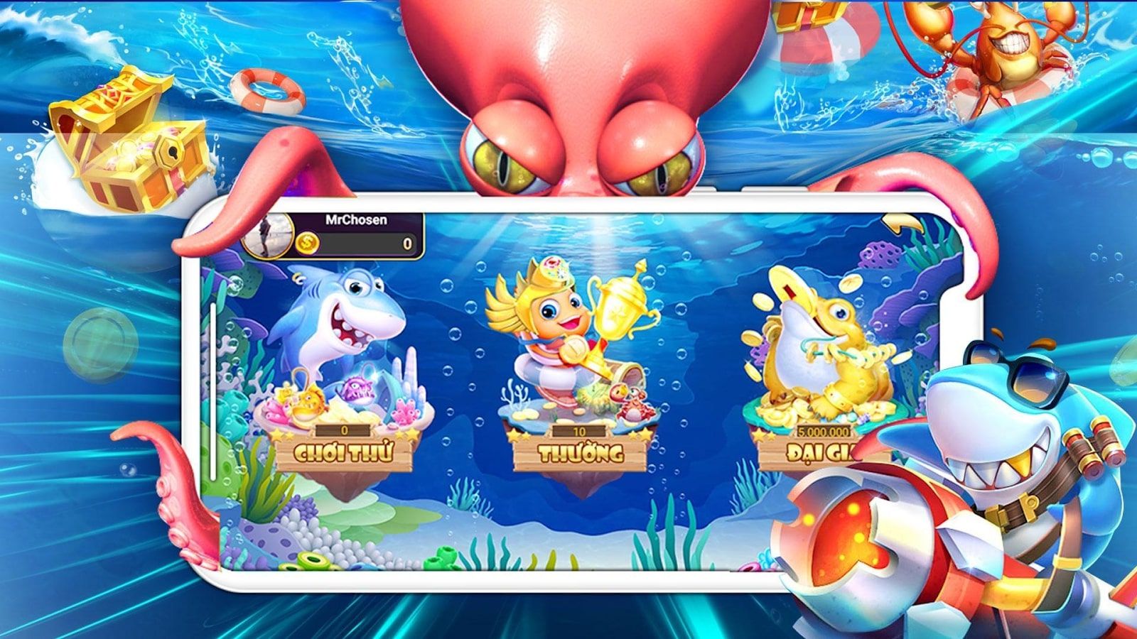Bắn cá ăn xu nhà cái C54 - Trải nghiệm game vui nhộn và hấp dẫn