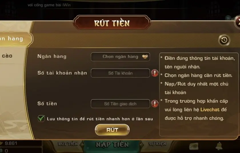 Hướng dẫn Rút Tiền nhà cái C54 - Quy trình đơn giản và hiệu quả